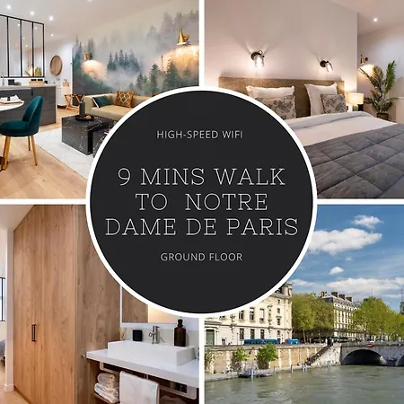 Paris Central Gem 9 Min Walk To Notre-Dame And Louvre-2